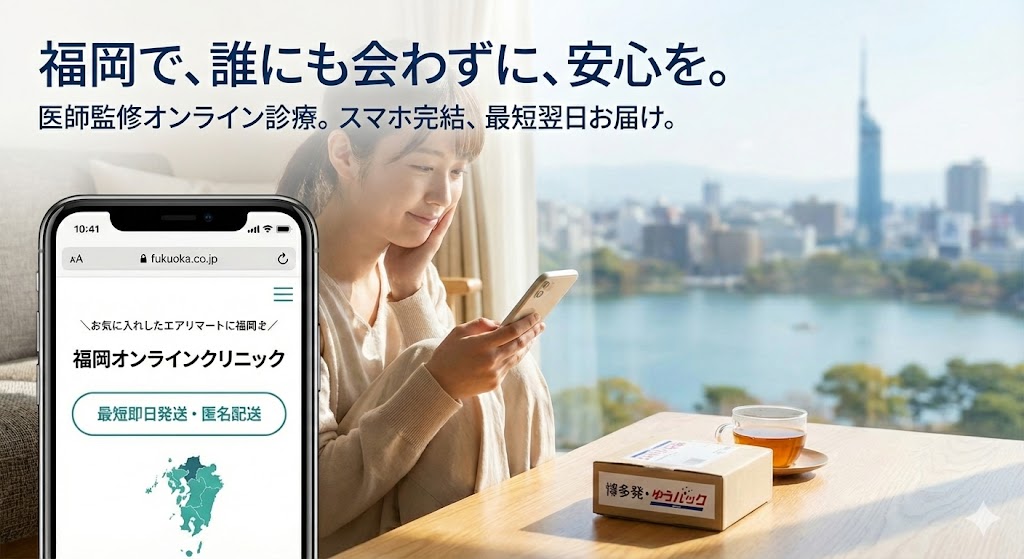 【医師監修】福岡のアフターピル最短ルート｜オンライン・天神/博多の即日渡し最速比較