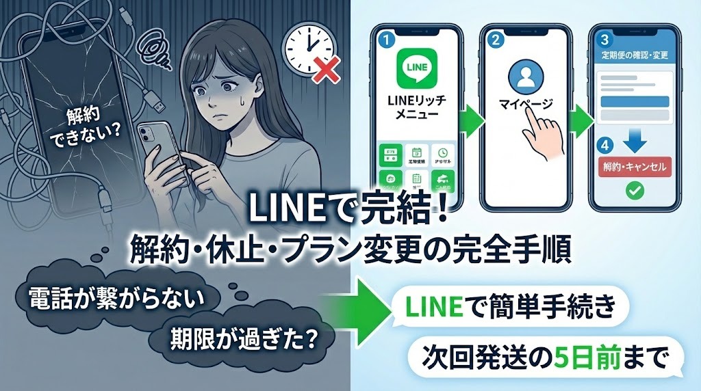 メデリピル公式LINEのトーク画面下部にあるリッチメニュー。「マイページ」ボタンの位置を示したスクリーンショット