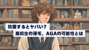 高校生でもAGAになる？原因と対策を徹底解説！